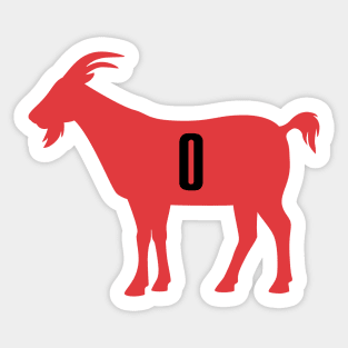 POR GOAT - 0 - Black Sticker